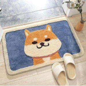 Bathroom Shower Mat Cute Cartoon Dog